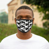 Dog Pattern Mixed-Fabric Face Mask (urban camo)