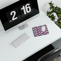 Red-White-Blue Dog Mouse Pad