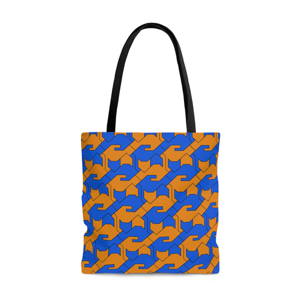 Orange Blue Cat Tote Bag – Stray Styles