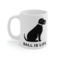 Ball is Life Ceramic Mug - Black Dog