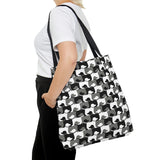 Dog Pattern Tote Bag (urban camo)